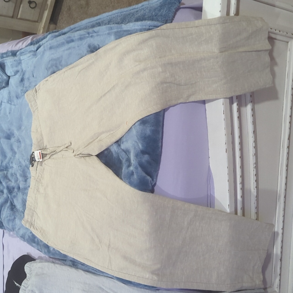 Saks Fifth Avenue Taupe Chinos - Picture 3 of 5